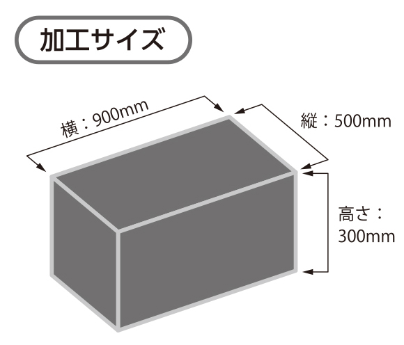 加工対応サイズ